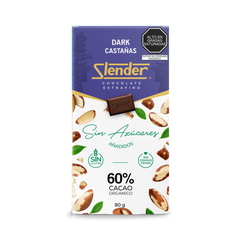 Slender - Dark Castañas (80 gr.) al 60%