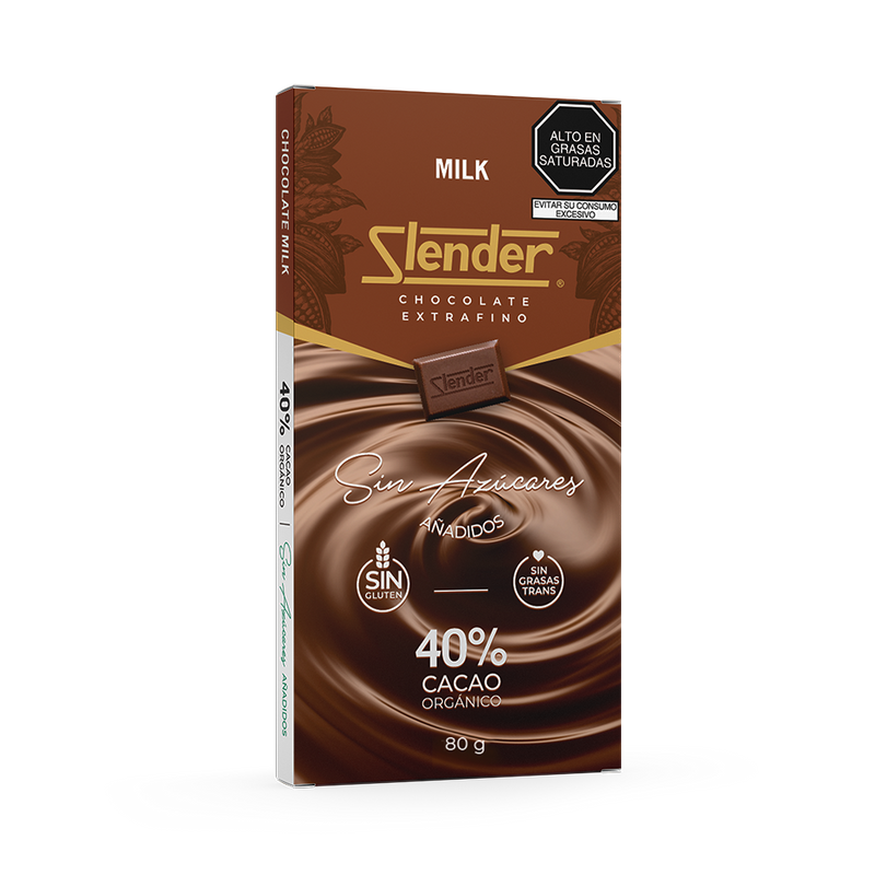 Slender - Milk (80 gr.) al 40%