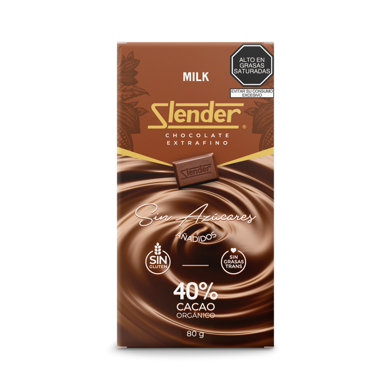 Slender - Milk (80 gr.) al 40%