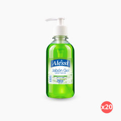 Alessi - Jabón Gel Antibacterial Líquido - (250 ml.) (Pack x20 uni.)