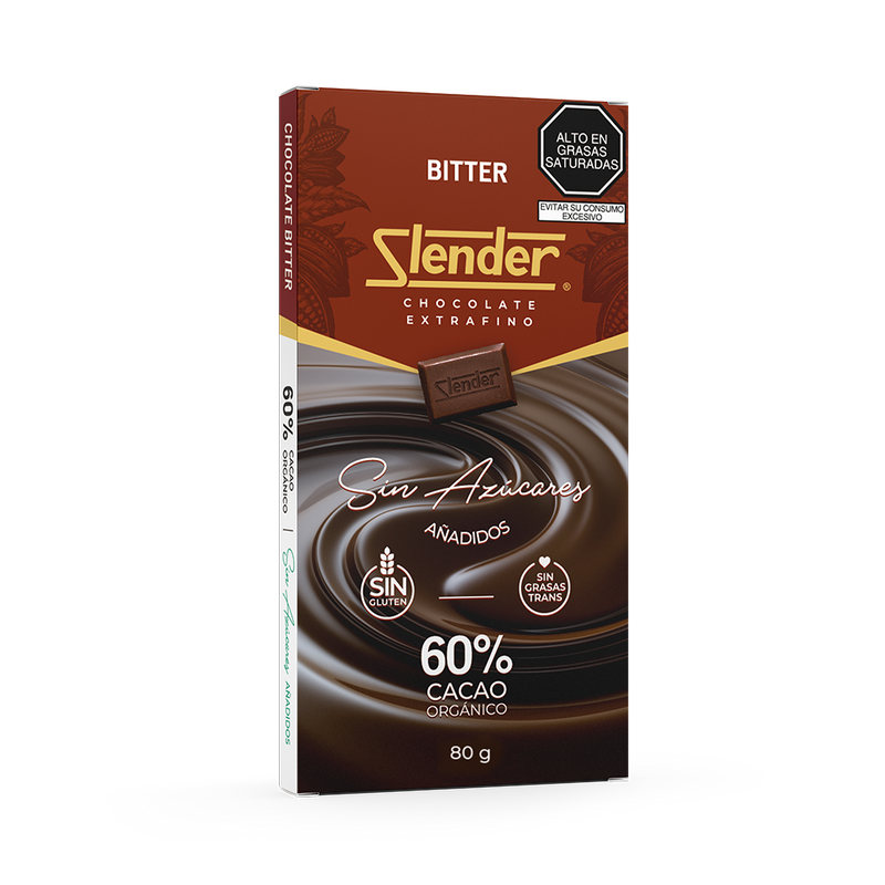 Slender - Bitter (80 gr.) al 60%