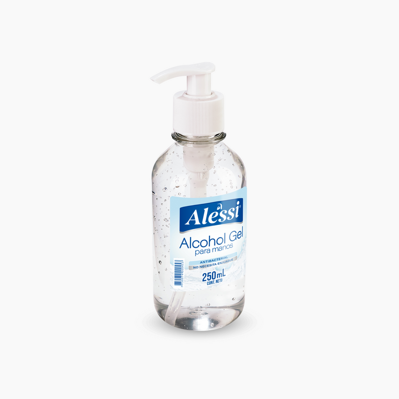 Alessi - Alcohol Gel 70° (250 ml.) c/ Dosificador