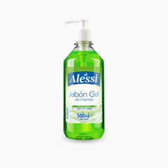 Alessi - Jabón Gel Antibacterial Líquido (500 ml.) c/ Dispensador