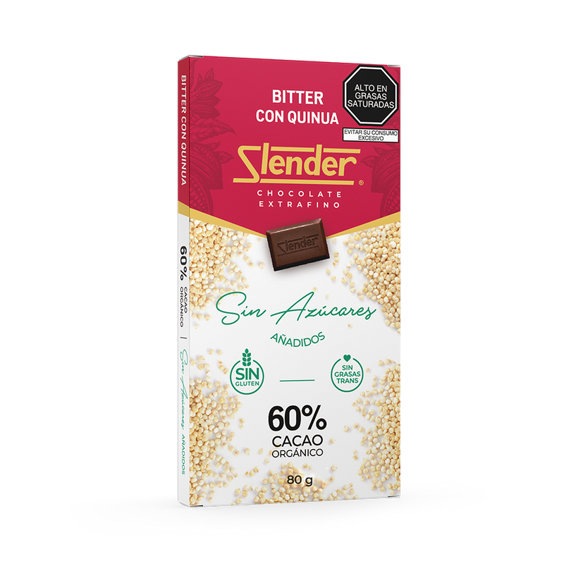 Slender - Bitter Quinua (80 gr.) al 60%