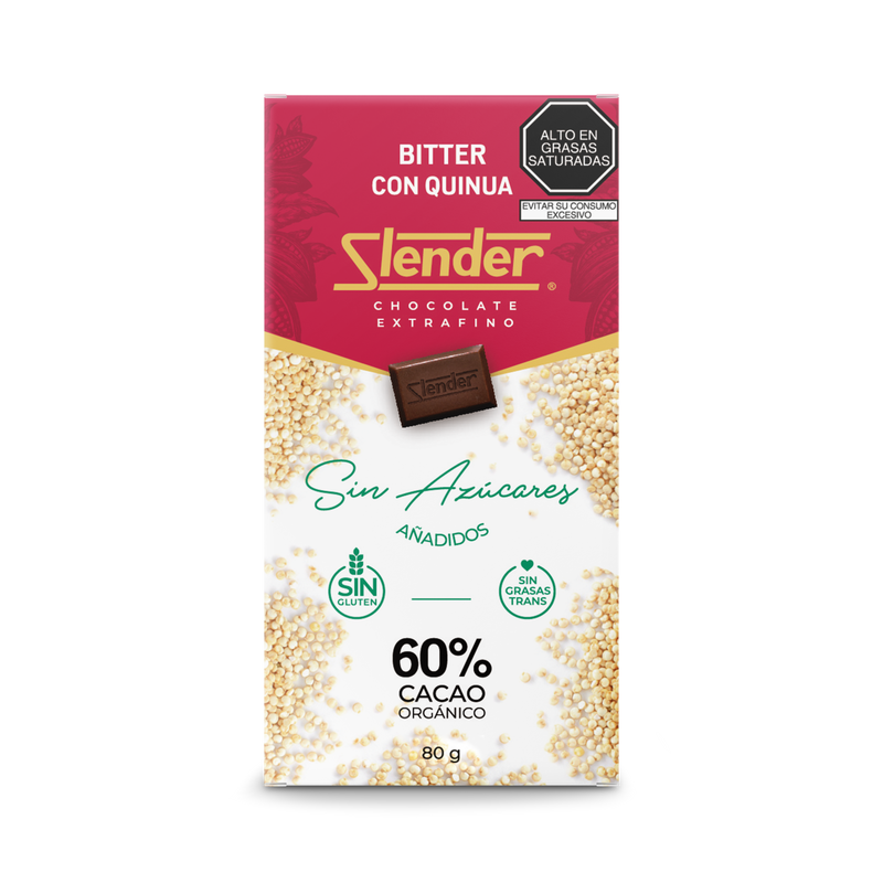 Slender - Bitter Quinua (80 gr.) al 60%