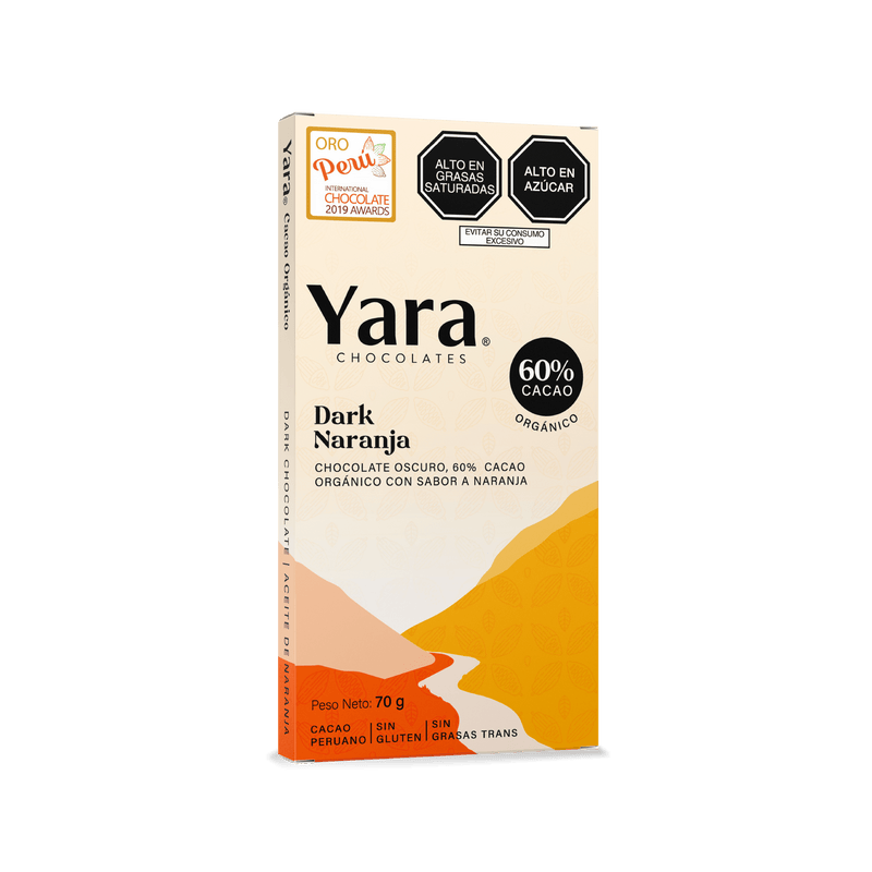 Yara - Dark Chocolate Natural Orange Oil (70 gr.) al 60%
