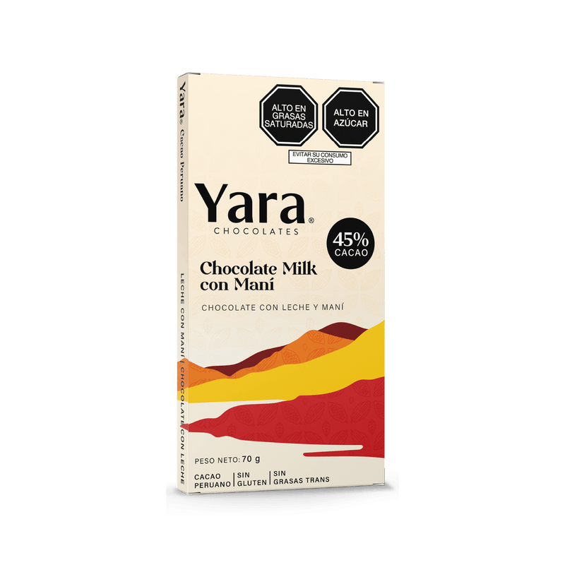 Yara - Chocolate Milk con Maní (70 gr.) al 45%