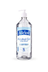 Alessi - Alcohol Gel 70° (1 Lt.) c/ Dispensador (Pack x20 uni.)